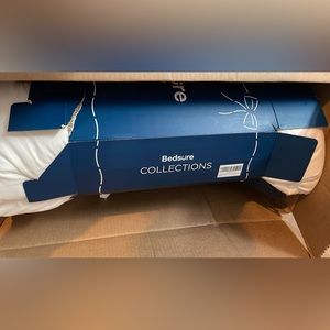 Bedsure collection 3 piece bedding boho theme white queen duvet